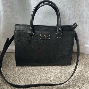 Kate Spade New York Black Wellesley Durham Convertible Tote